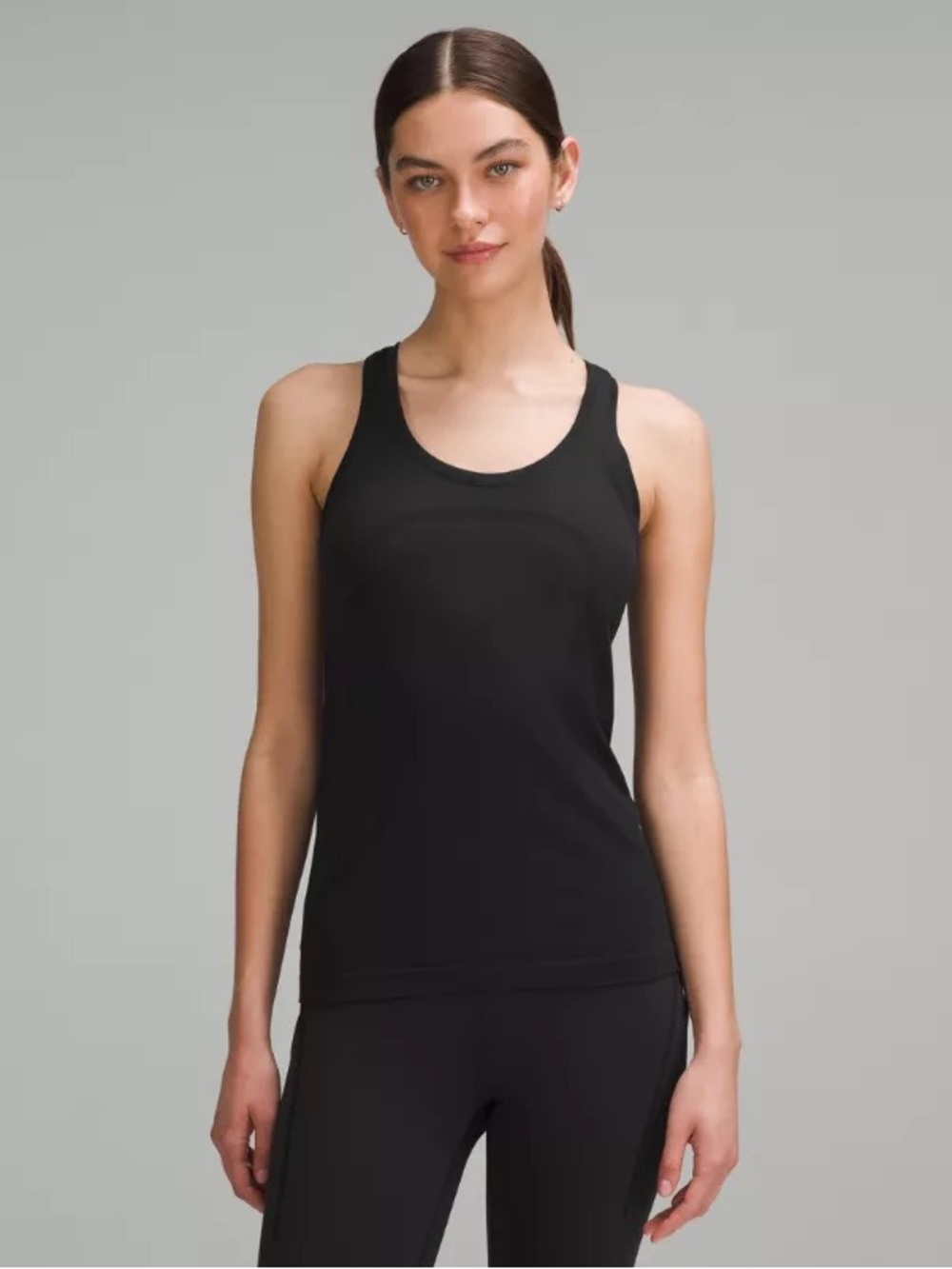 Lululemon Swiftly Tech Racerback Tank Top 2.0 Hip Length size 2 black